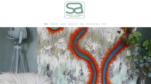 Printscreen nieuwe website